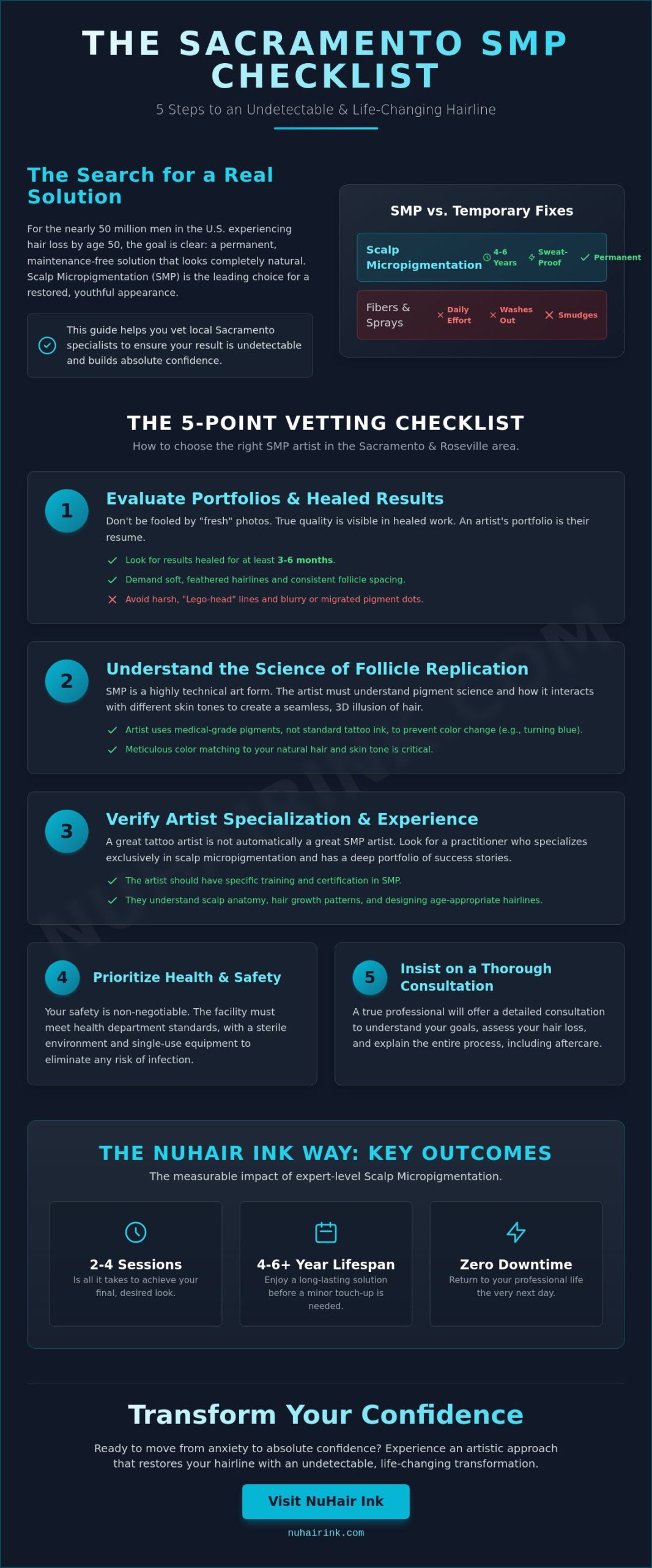 Scalp Micropigmentation Near Me: The Sacramento & Roseville Selection Checklist