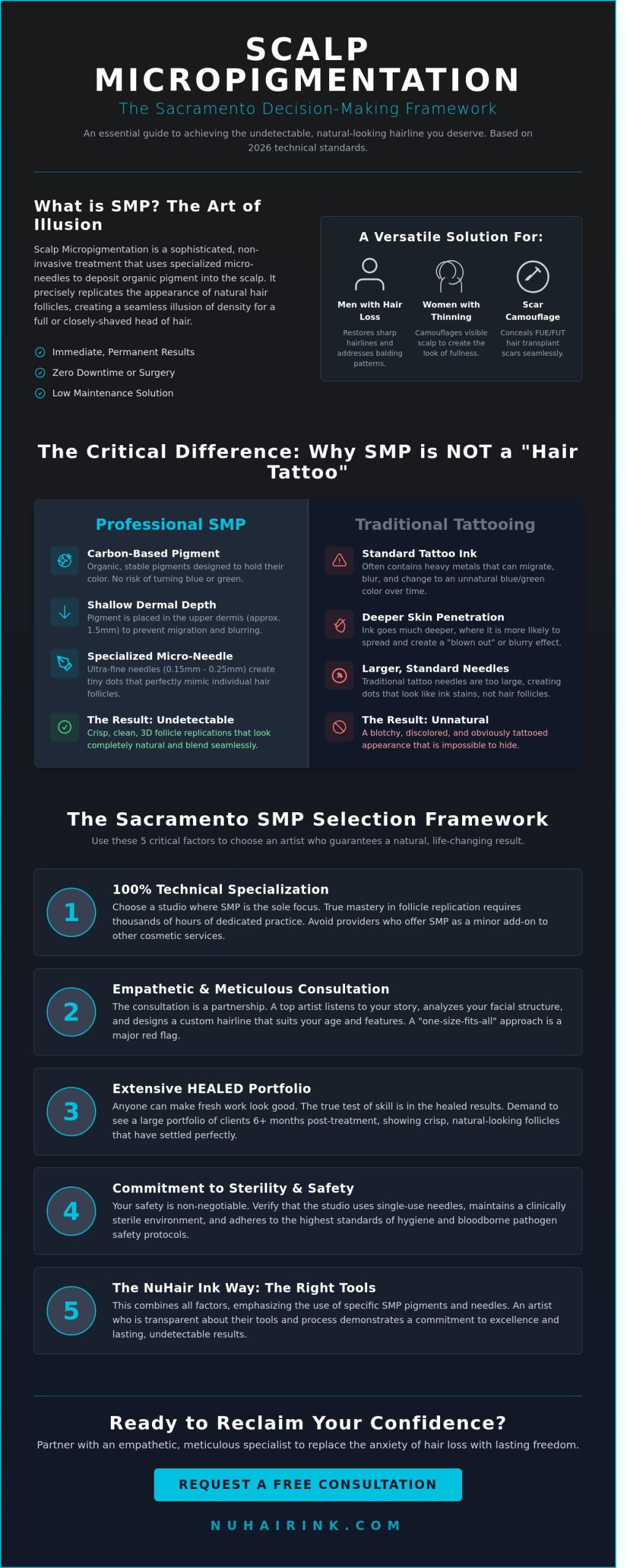 Scalp Micropigmentation Sacramento: Your 2026 Buyer’s Guide to SMP