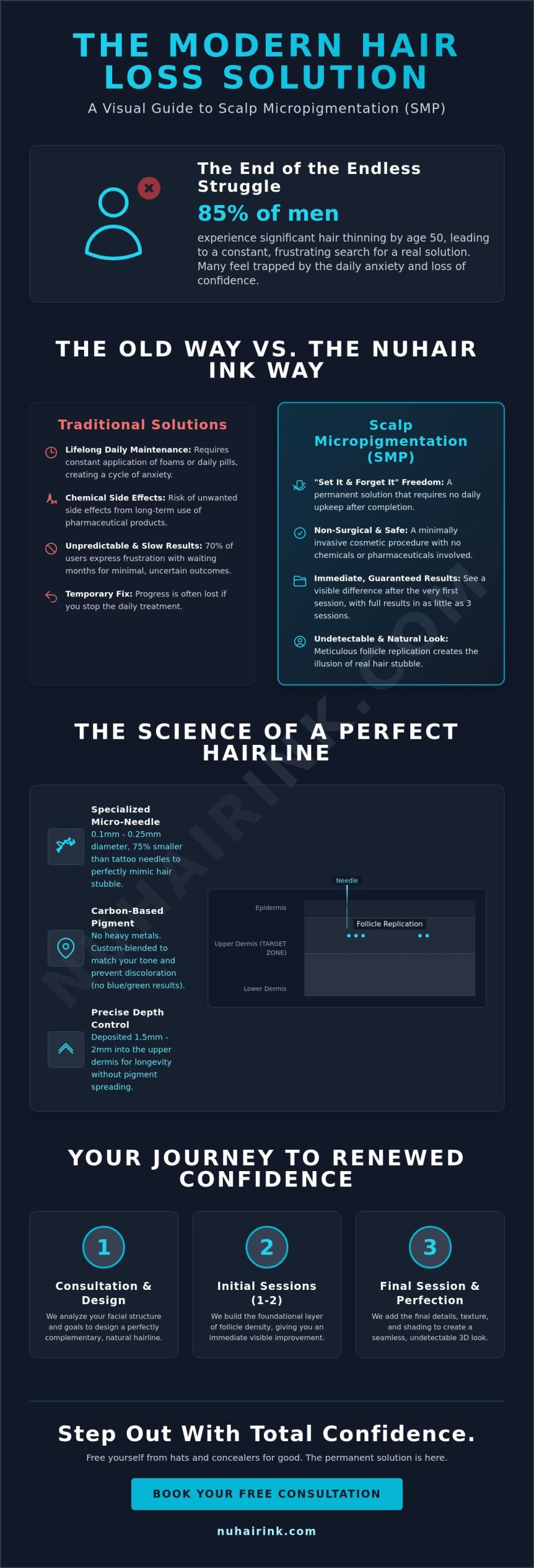 Scalp Micropigmentation: The Ultimate Hair Loss Solution in Sacramento & Roseville (2026)