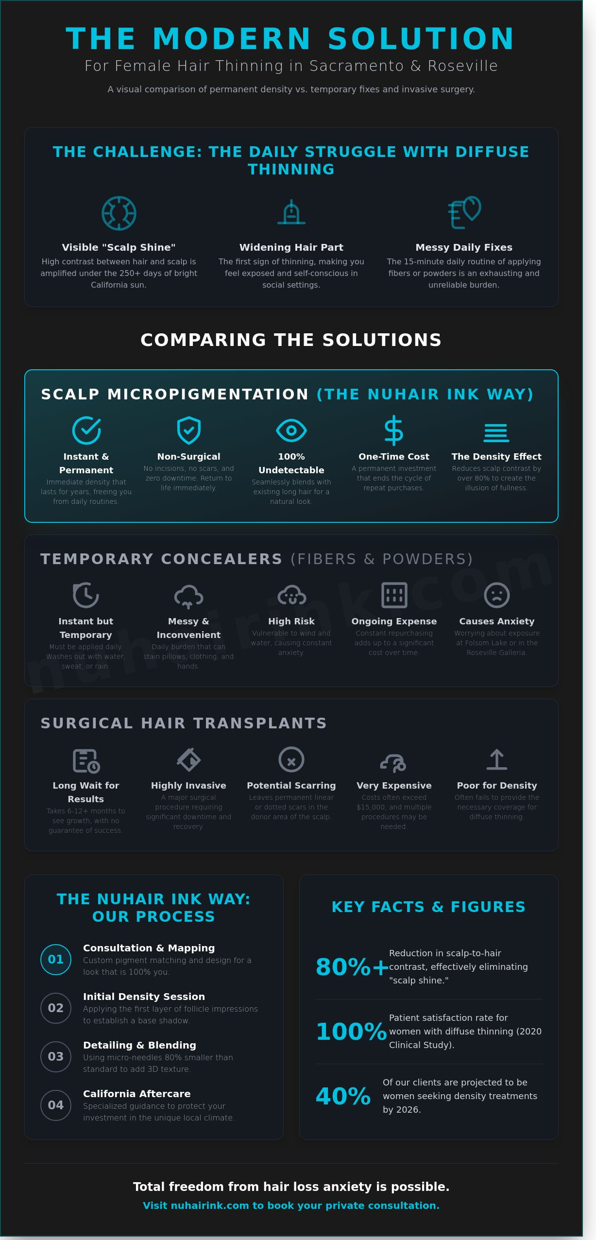 Scalp Micropigmentation for Women in Sacramento: The 2026 Density Guide