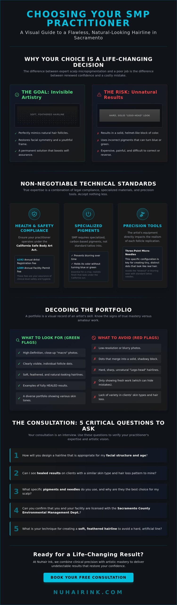 How to Choose an SMP Practitioner in Sacramento: The 2026 Insider Guide